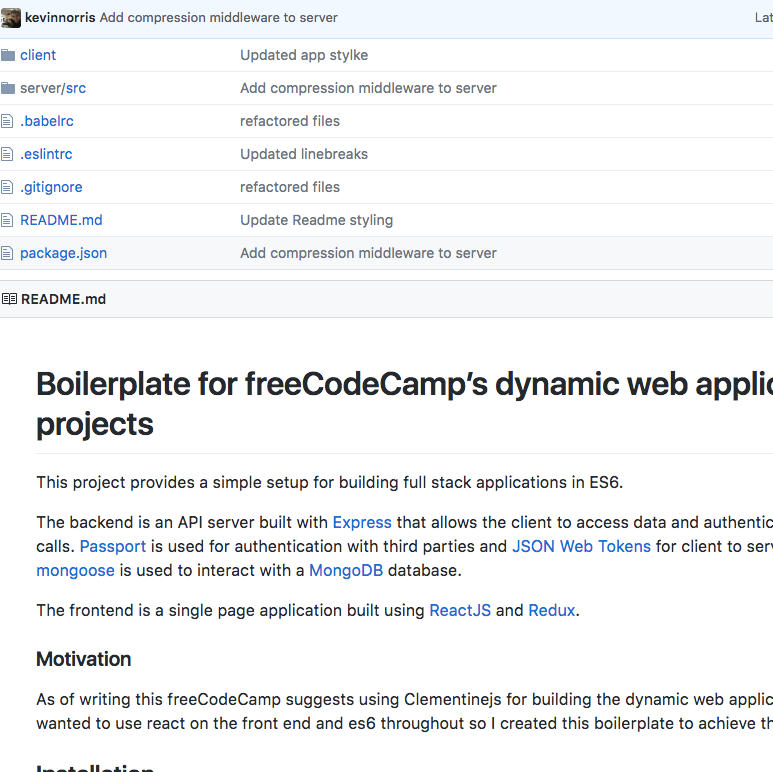 Full Stack Boilerplate